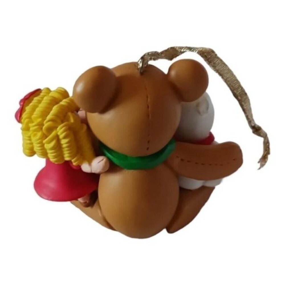 Bundle of 6 ornaments included bear,rabbit,girl big holiday hug ,a cat - Picture 4 of 12